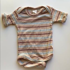 Kate Quinn Rainbow Pinstripe Onesie 3-6 months
